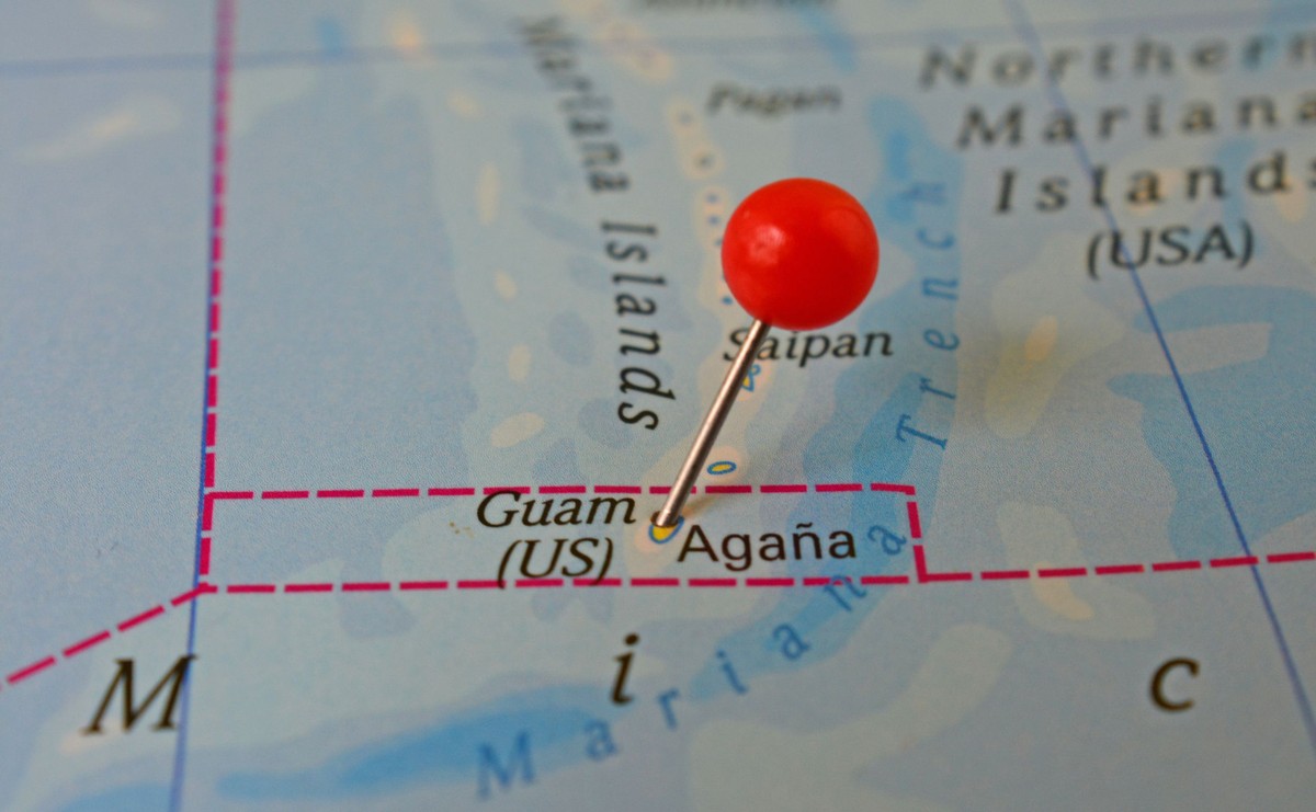 Wyspa Guam w archipelagu Marianów