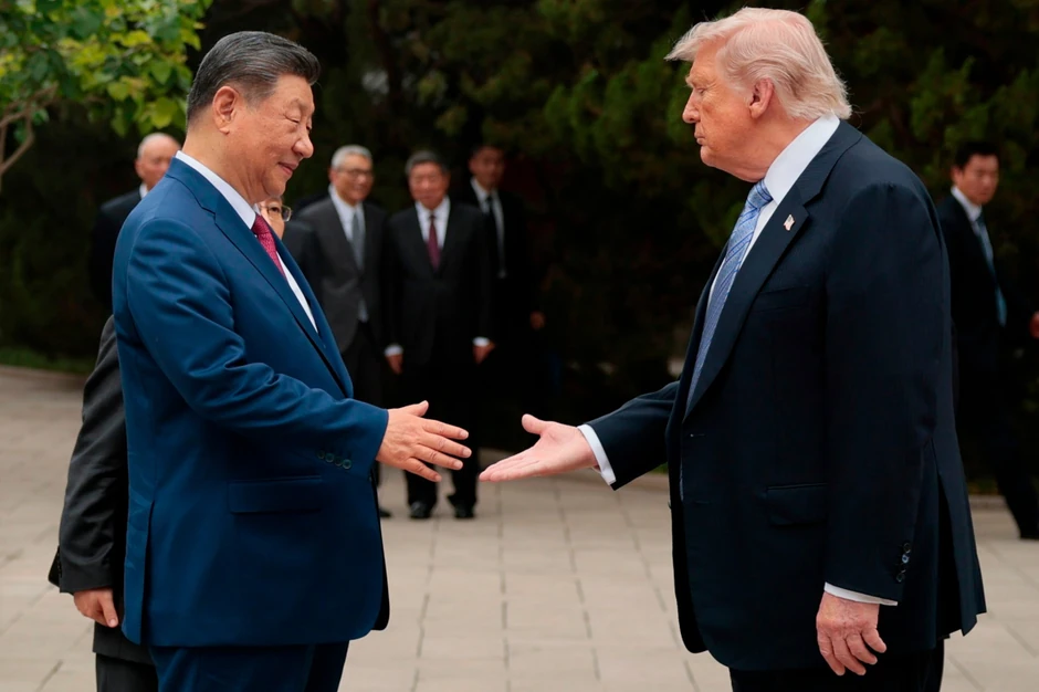 Si Đinping i Donald Tramp u Pekingu 15. maja