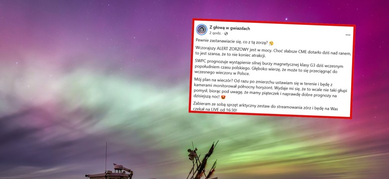 Zorza polarna nad Polską. Kiedy i gdzie oglądać?