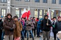 Manifestacja przeciwników szczepień w Białymstoku