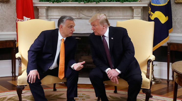 Orbán Viktor és Donald Trump / MTI/Koszticsák Szilárd