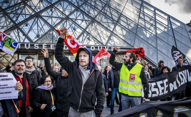 Luwr padł ofiarą protestów francuskich związkowców