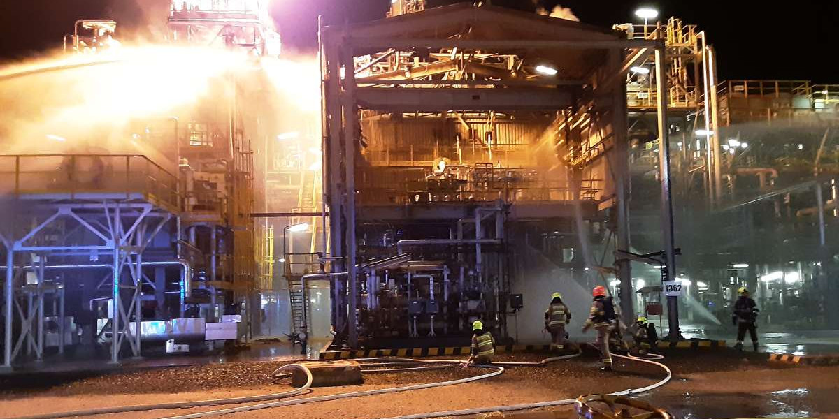 W nocy w Czechach doszło do pożaru jednego z zakładów Orlenu.