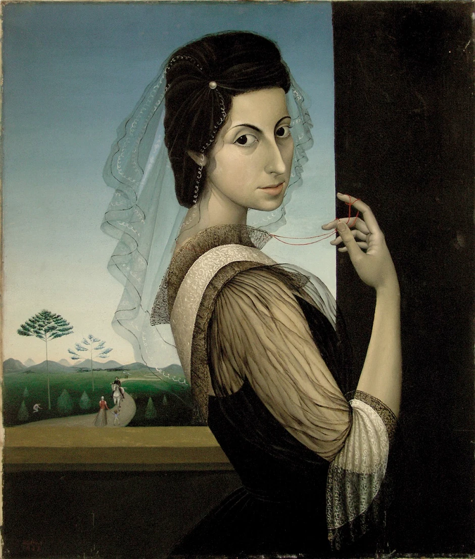 Milena Pavlovic Barili - Autoportret sa velom