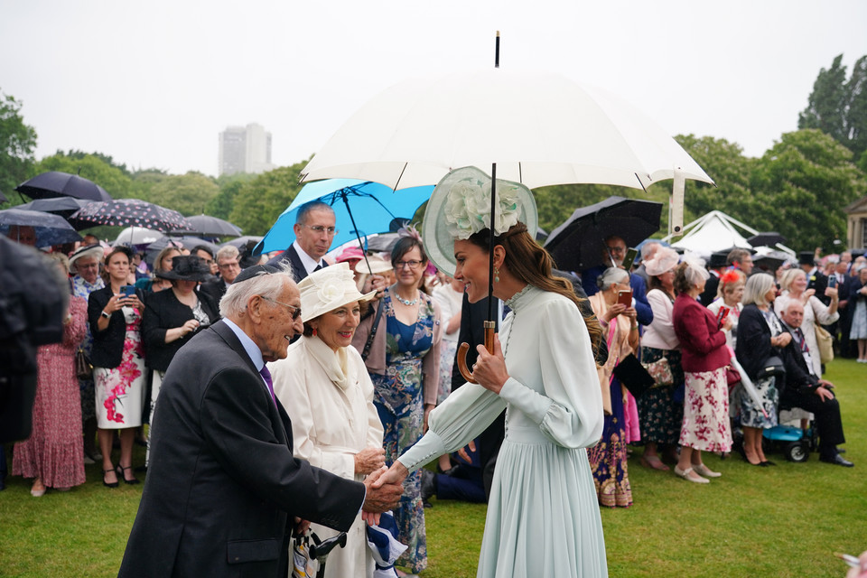 Kate Middleton na przyjęciu w Pałacu Buckingham