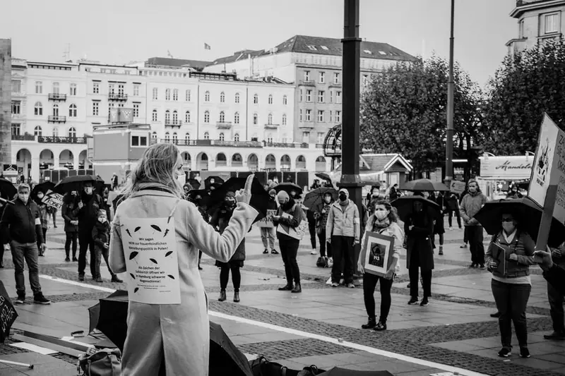 Demonstracja kobiet w Hamburgu / fot. Lucja Romanowska - photography