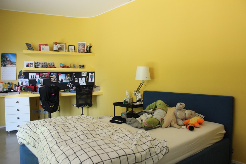 Der Sohn der Wilmottes mag es knallig. 