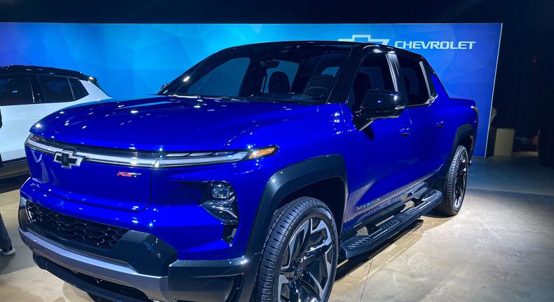 The launch will coincide with the 2024 Chevrolet Silverado EV going on sale.Tim Levin/Insider