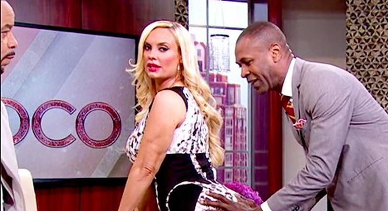 Coco Austin's butt tested on 'Ice & Coo' TV show