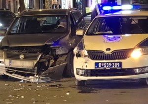 Saobraćajna nezgoda u Novom Sadu