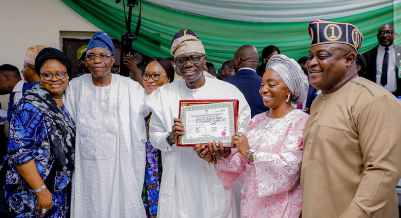 INEC issues Certificates of Return to Lagos Speaker, 39 others.