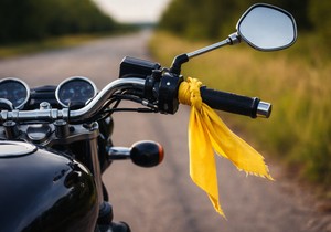 Zuta marama na motoru