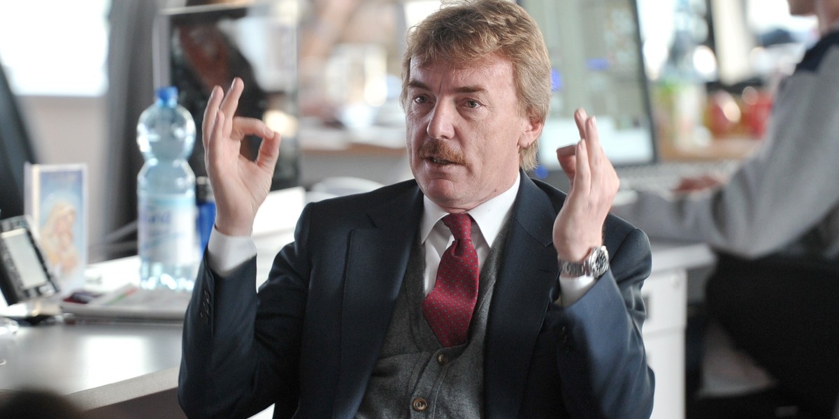 Zbigniew Boniek w redakcji Faktu