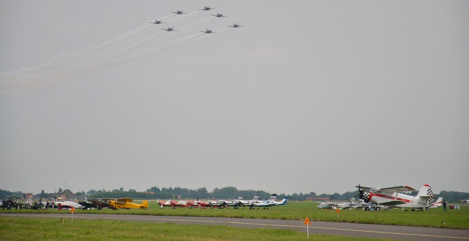 Podczas Air Show 2017 w Radomiu wystąpiła formacja Baltic Bees z Łotwy. 