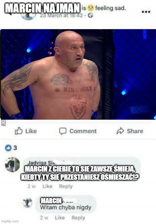 Memy po walce Marcina Najmana z Kasjuszem Życińskim na FAME MMA 8