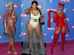 Czy to jest jeszcze sexy? Gwiazdy w strojach pań do towarzystwa na gali MTV. FOTO