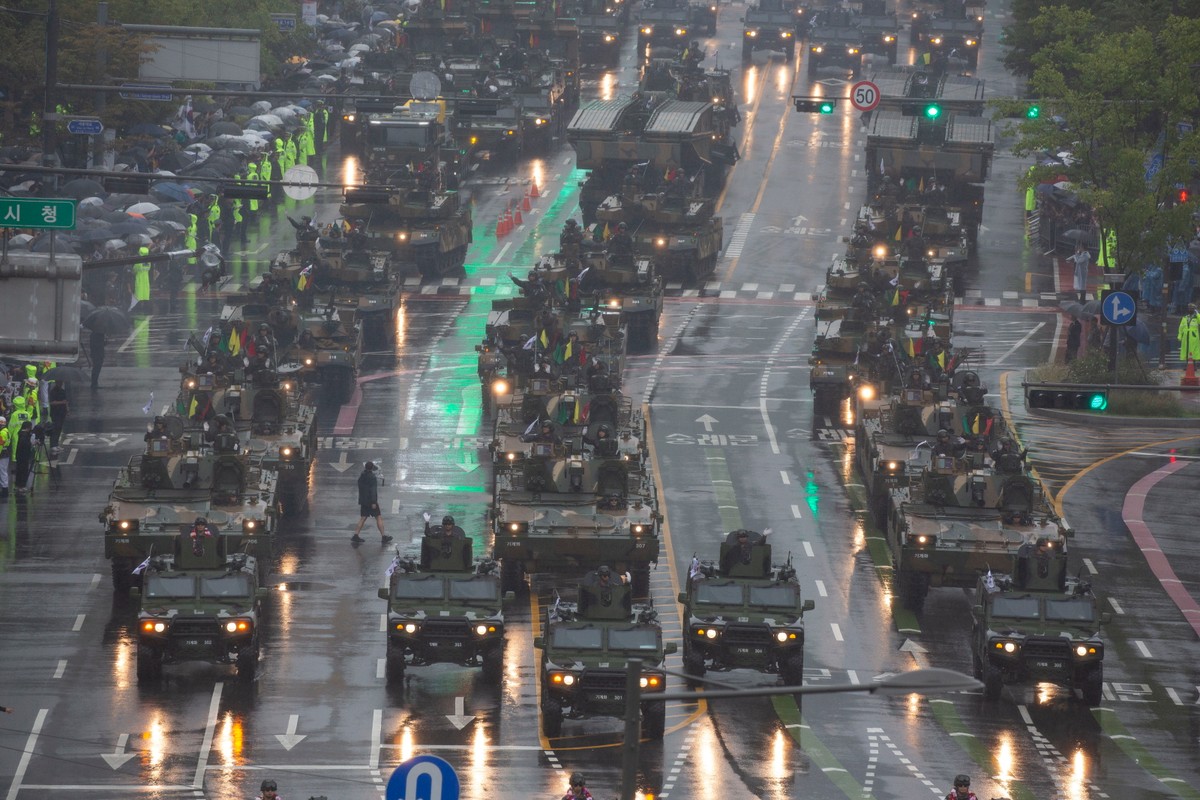 Defilada w Seulu