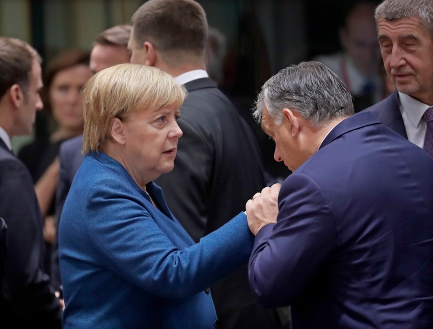 Angela Merkel i Viktor Orban 