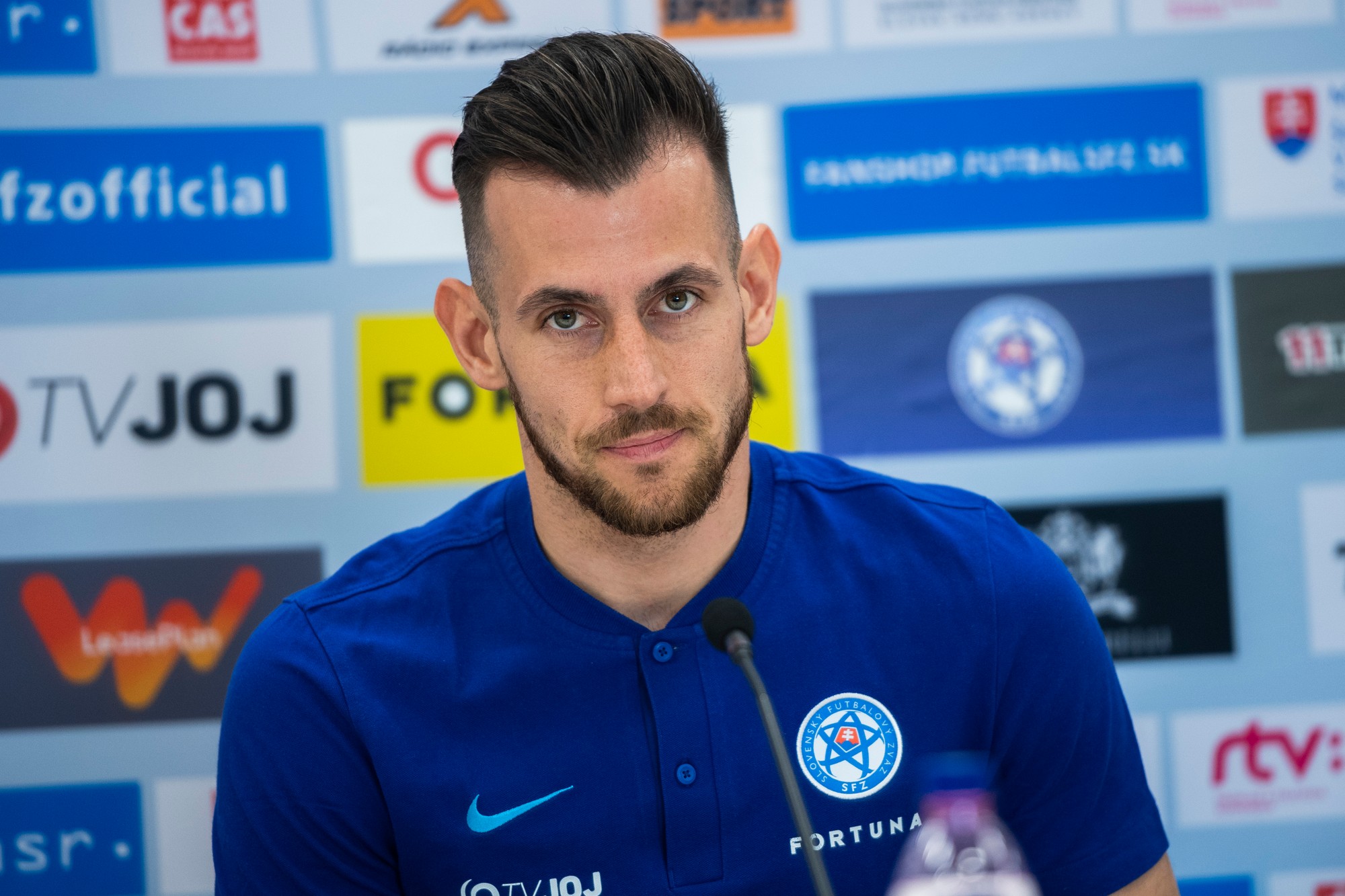 Slovenský reprezentačný brankár Martin Dúbravka.