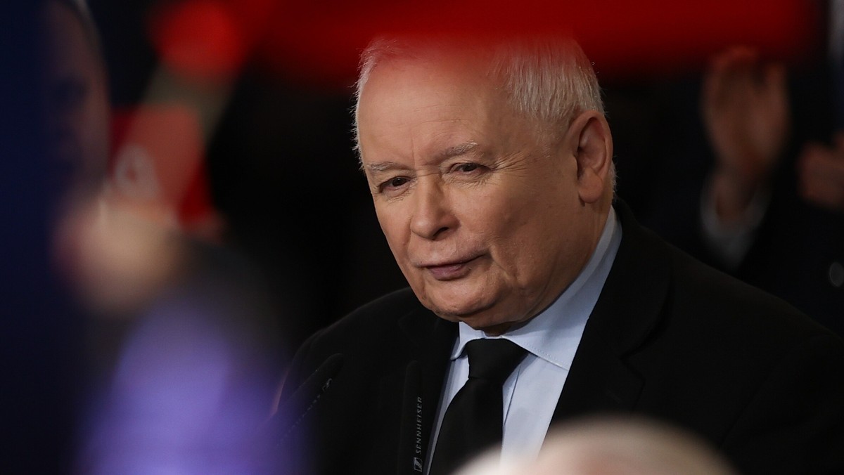 Prezes PiS Jarosław Kaczyński