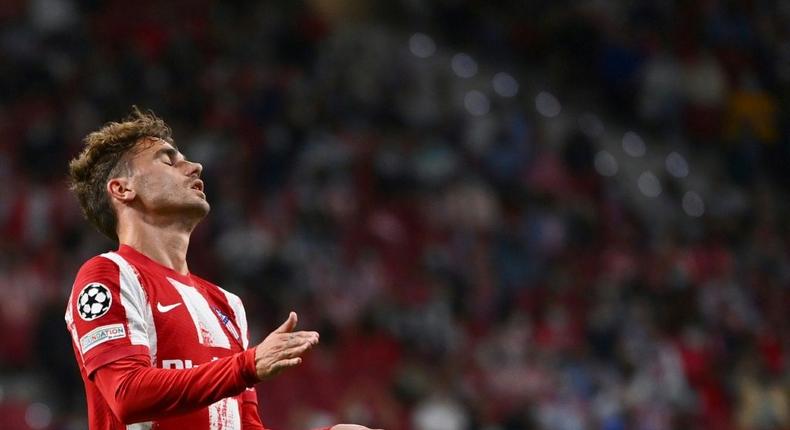 Antoine Griezmann was whistled by some of the Atletico Madrid fans during Wednesday's Champions League game against Porto.