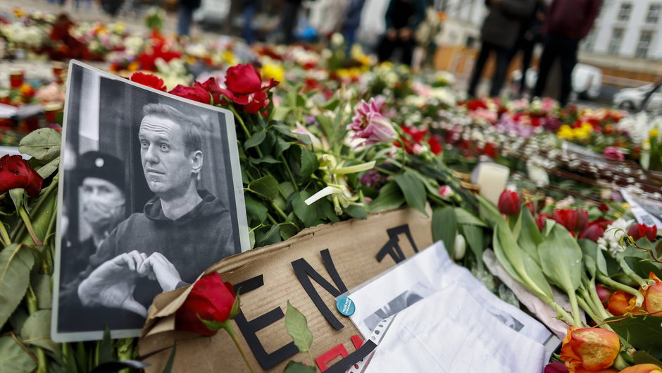 Upamiętnienie Aleksieja Nawalnego w Berlinie