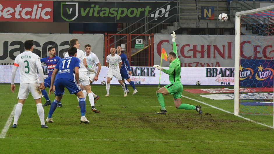 Michał Żyro,  Piast-Gliwice - Warta Poznań