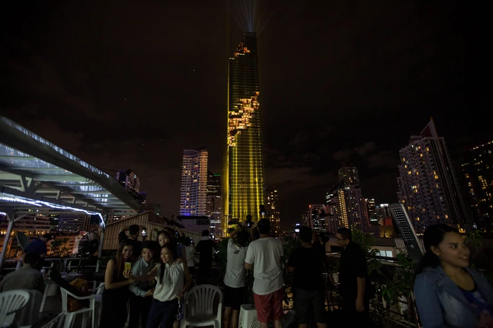 Official opening of the 'Pixel Tower' skyscraper in Thailand