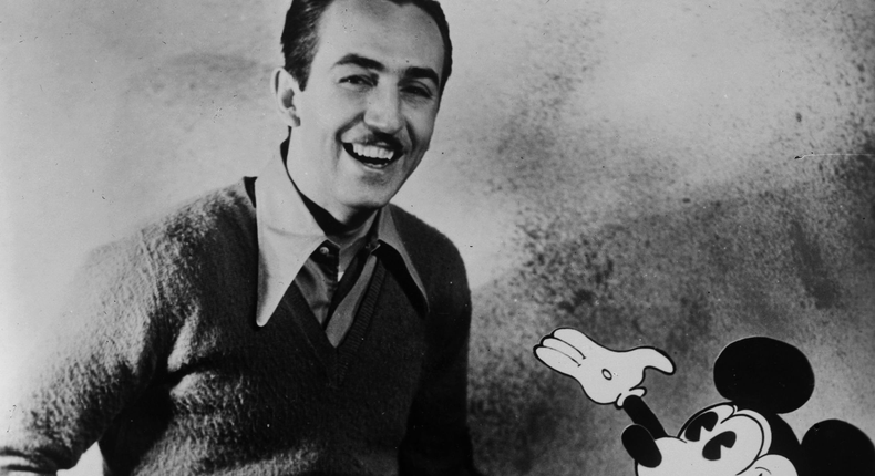 Disney cofounder Walt Disney wanted to be a cartoonist since high school, taking extracurricular art classes at the Chicago Academy of Fine Arts.