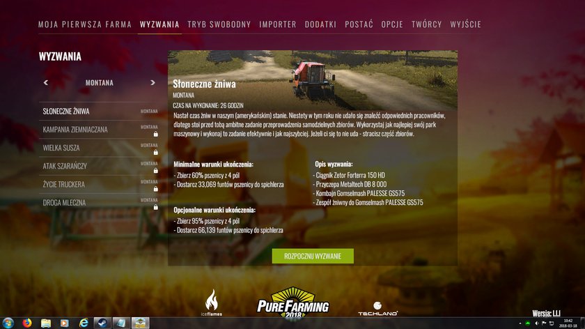 Spróbuj sił jako rolnik! Recenzja gry Pure Farming 2018