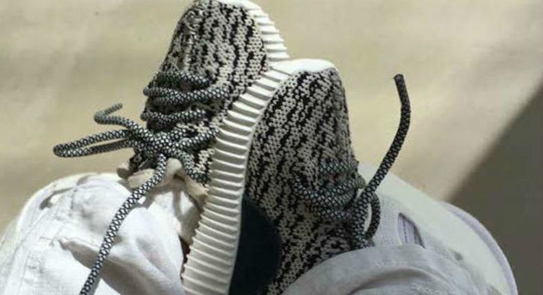 Saint West in Mini Yeezy Boost to be released 