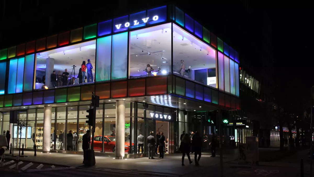 Salon Volvo w centrum Warszawy