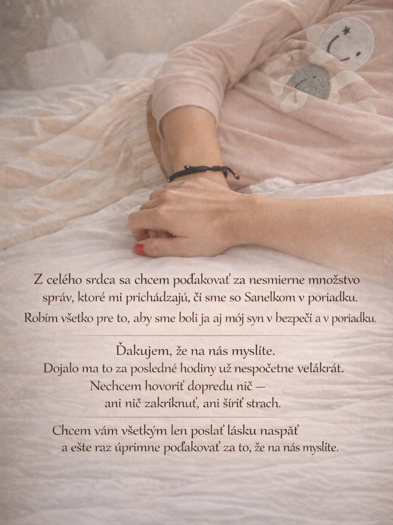 Jasmina Alagič je so synom Sanelkom v Dubaji. 