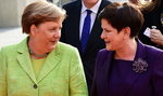 Szydło poleciała do Niemiec. Witała ją sama Merkel