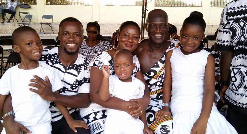 Peter Mensah buries late father in Ghana