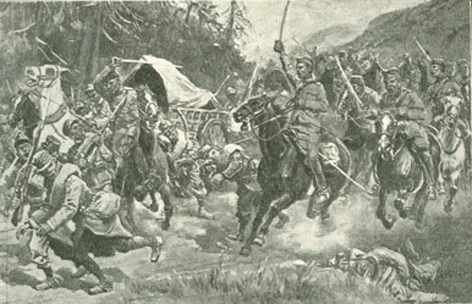 Srpska vojska goni austrougarsku posle Cerske bitke