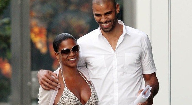 Nia Long and Ime Udoka taking a stroll