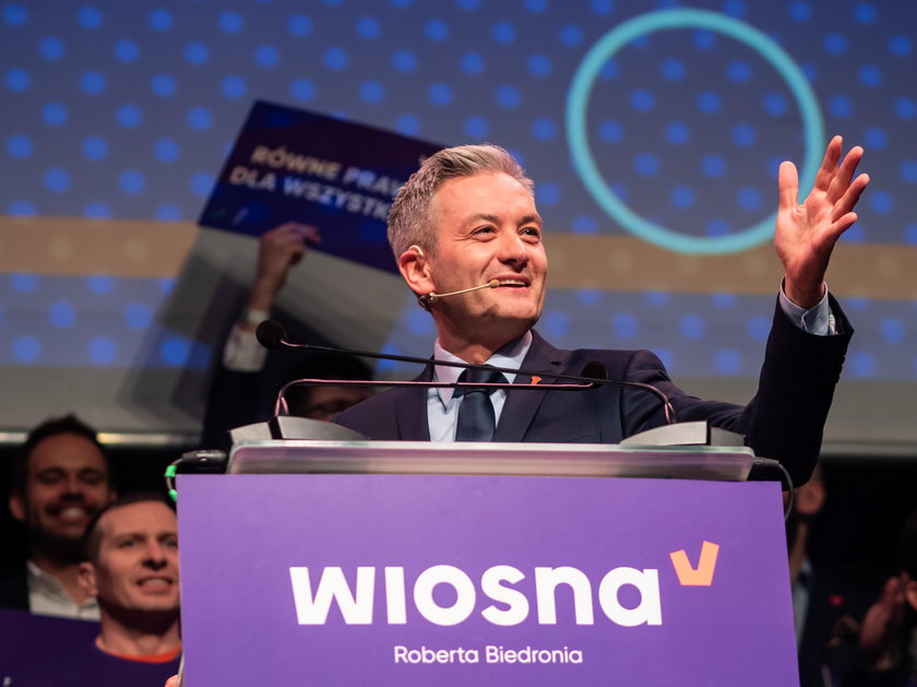 Robert Biedroń, lider partii Wiosna