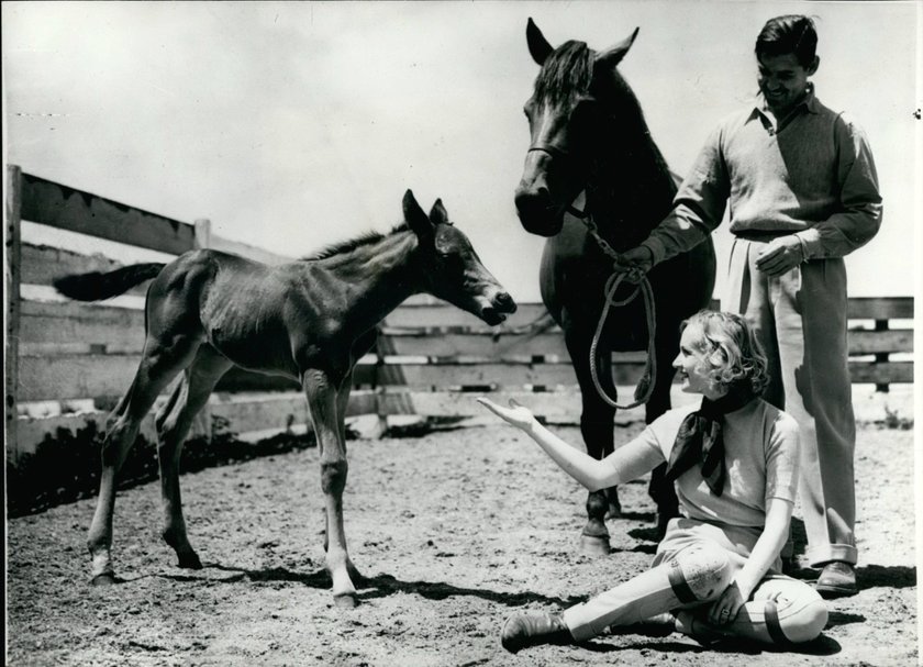 Clark Gable i trzecia żona Carole Lombard