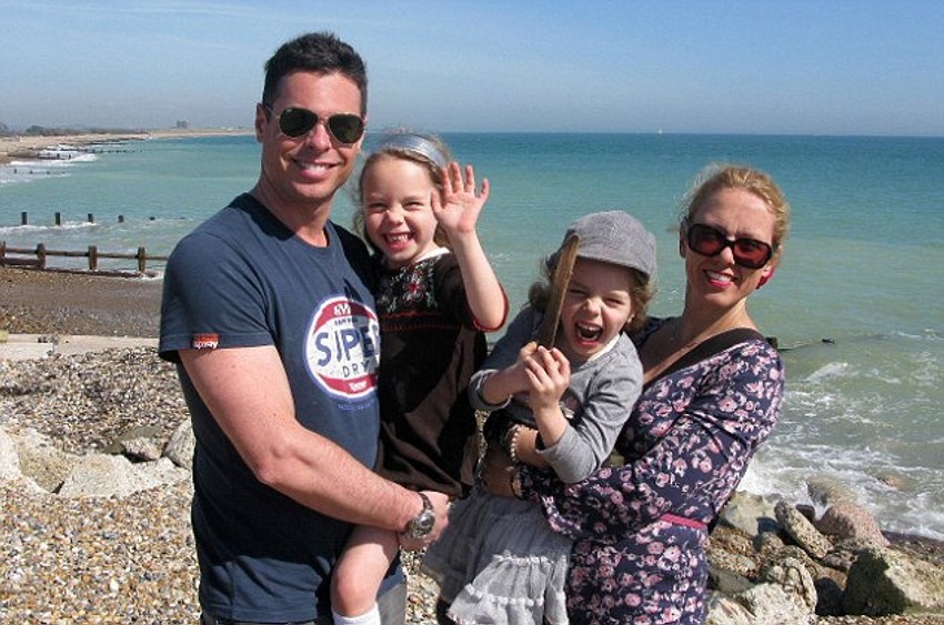 Srećna porodica: Mila i Sina s roditeljima na letovanju