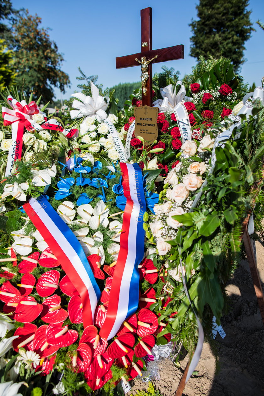 Wdowa po Marcinie Kolczyńskim codziennie odwiedza jego grób