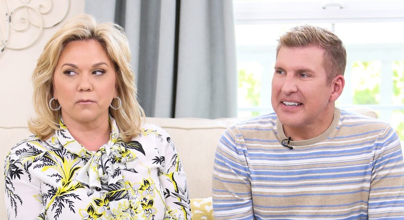 Reality TV personalities Julie Chrisley and Todd Chrisley in 2018.Paul Archuleta/Getty Images