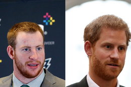 Twitter users are convinced that Carson Wentz and Prince Harry are the same person