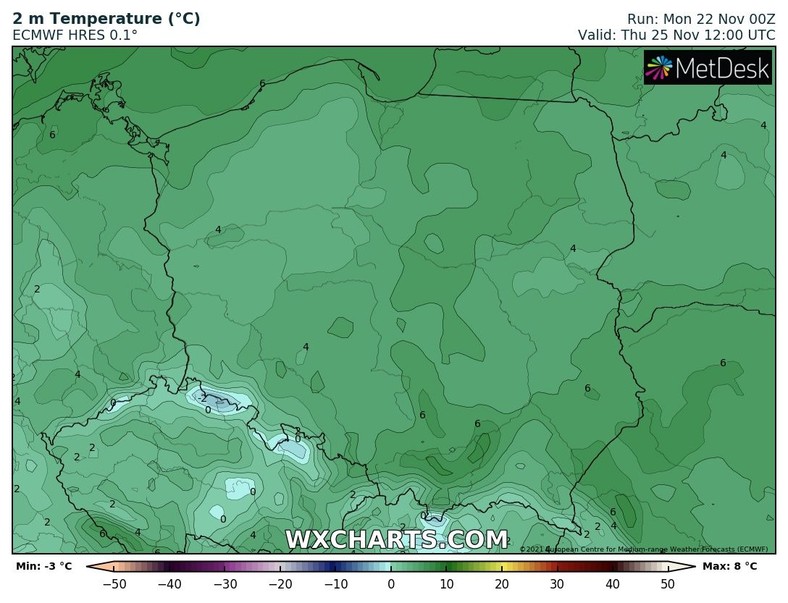 Temperatura będzie umiarkowana