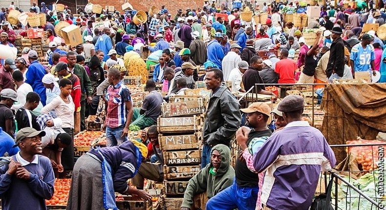 Mbare Musika Market in Zimbabwe 