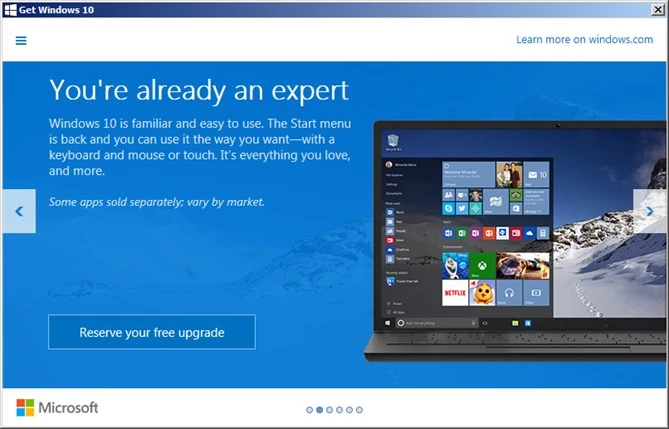 Microsoft zachęca do przejścia na Windows 10