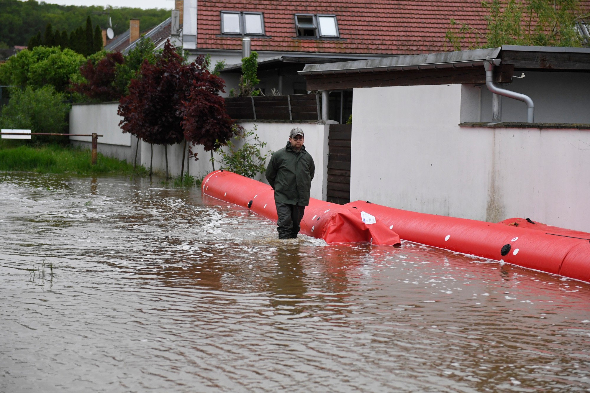Záplava v obci Malá Ida.