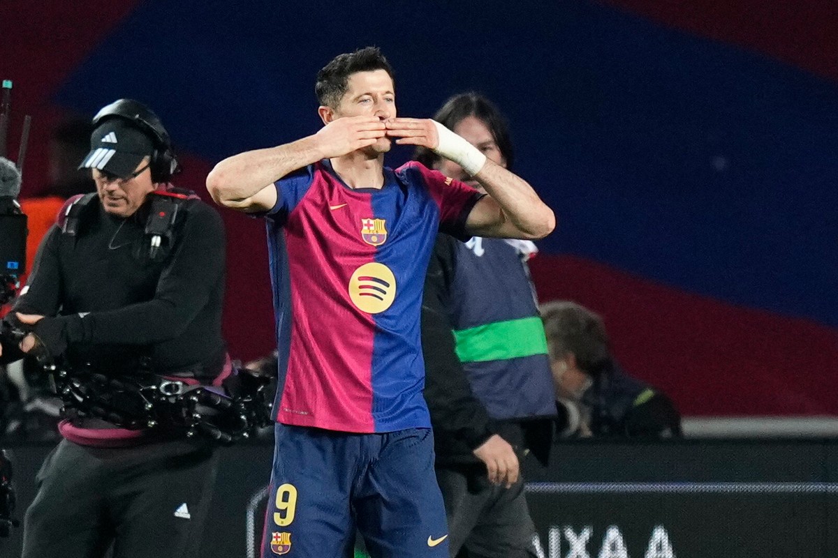 Robert Lewandowski strzelił zwycięskiego gola w meczu z Rayo Vallecano