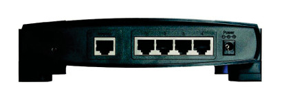 Router z wbudowanymi czterema portami przełącznika sieciowego 