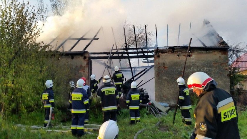 Wielki pożar stodoły. Straty na 100 tys. zł